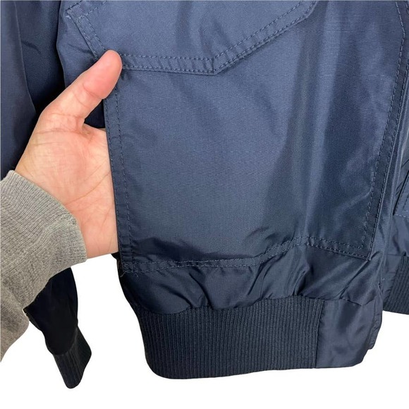 Slate & Stone Navy Bomber Jacket Size XL - Picture 6 of 14